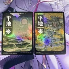MTG 島 2枚 foil 日本語 神河 基本土地 296 - メルカリ