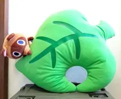2026年最新】一番くじ どうぶつの森 a賞 はっぱのクッション まめきち