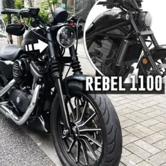 ホンダ レブル1100用 フォークカバー｜Rebel 1100