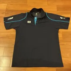 DESCENTE ネイビー ポロシャツ L