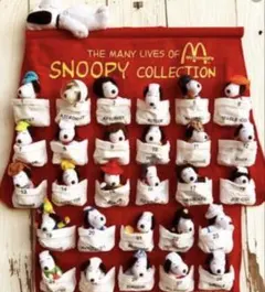 スヌーピー　コレクターキット　2001年マクドナルド限定タペストリー レア‼️未開封☆スヌーピーコレクターキット 2001年マクドナルド限定
