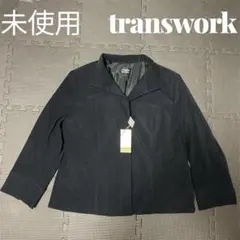 新品　transwork トランスワーク　ジャケット　スーツ　黒　ブラックのサムネイル