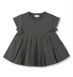 branshes 裾布帛タック入り半袖Tシャツ 130