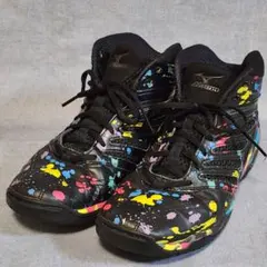 レア MIZUNO WAVE DIVRSE LG2 黒 マルチカラー 26.5