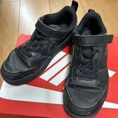 Nike ブラック スニーカー コートバーロー　21cm