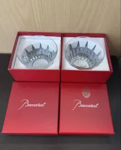 バカラ アラベスクスモールボウル 小鉢 箱付ペア - メルカリ