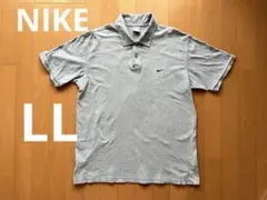 Nike グレー ポロシャツ LLサイズ　綿100% XL ナイキ
