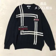 Munsingwear ゴルフウェア　ニット　セーター　丸首　日本製　ペンギン