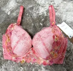 Wing レシアージュブラジャー ピンク 花柄レース E70 新品未使用