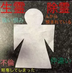 生霊 除霊用◆人型 形代
