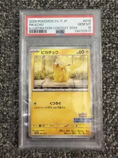 ピカチュウ PSA10 イラストレーションコンテスト2024プロモ 【10連番】 特価 ピカチュウ PROMO 242/SV-P イラストレーションコンテスト2024