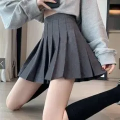 【GRL】インパン裏地付き プリーツ ミニ スカート[at2171] グレー