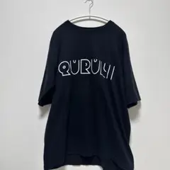 QURULI ブラック Tシャツ Lサイズ