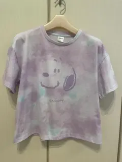 PEANUTS スヌーピー タイダイ柄 Tシャツ 140cm