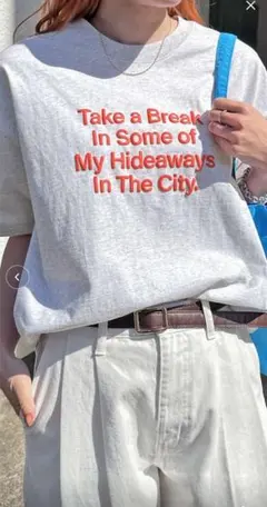 and me＊ANME＊アンドミー＊立体ロゴ プリント 半袖Tシャツ＊Mサイズのサムネイル