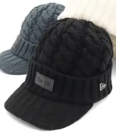 NEW ERA バイザー付きニット帽