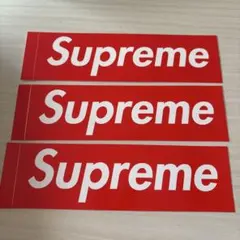 Supreme ロゴステッカー 3枚セット