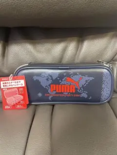 PUMAペンケースプーマ　地球儀デジボックス 筆箱 ネイビー 新品　最安値①①