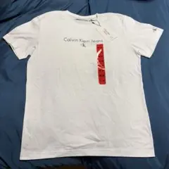 タグ付き　カルバンクライン　Tシャツ　白　Mサイズ