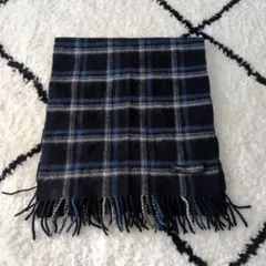 URBAN RESEARCH ネイビー チェックマフラー