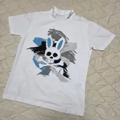 新品未使用 Psycho Bunny サイコバニー モックネック Tシャツ 白のサムネイル