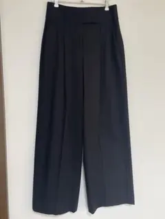 美品　セオリーリュクス　ワイドパンツ　ブラック