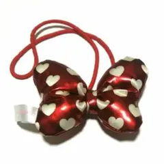 ディズニー ミニーマウス リボン ヘアゴム