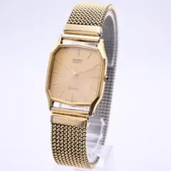 SEIKO Dolce ドルチェ メンズ 腕時計 クォーツ ゴールド 新品電池