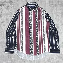 長袖シャツ　ラングラー　シャツ　USA製　80s-90s フェード　ウエスタン