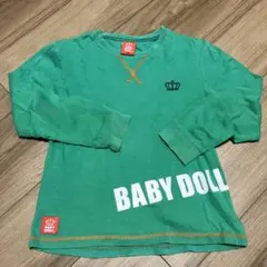 BABY DOLL 長袖カットソー 120 グリーン