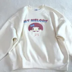 サンリオ　マイメロディー　トレーナー　スウェット　裏起毛