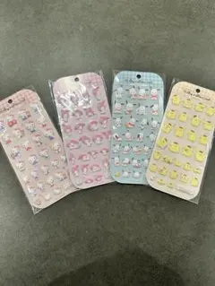 あ*ゃ様 サンリオ ミルキーメロウシール 4種セット