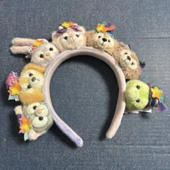 美品 香港ディズニーランド カチューシャ ダッフィーフレンズ 20周年