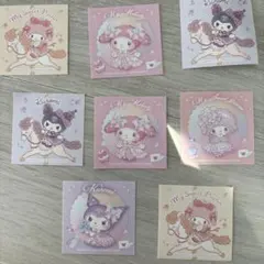 むにゅぐるみパティオ マイメロディ50周年 ノベルティ ステッカー