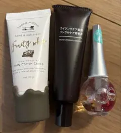ハンドクリーム、美容液、ネイルオイル3点セット