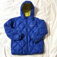 ★美品★mont-bell キッズ ダウンコート 青　黄　リバーシブル