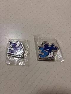ポケモン30周年　メタルチャーム　カイオーガ、ミュウツー