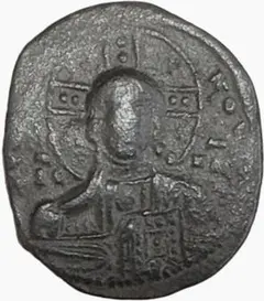 BE-005 ビザンツ帝国 (東ローマ帝国) 962～1025年 フォリス銅貨 - メルカリ