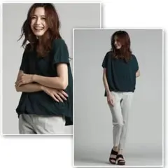 最終価格【美品】LAUTREAMONTカシュクールプルオーバー プラウス