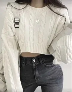 ドロップショルダー ニット