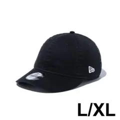 ニューエラ 9THIRTY ベーシック ウォッシュドコットン ブラック L/XL