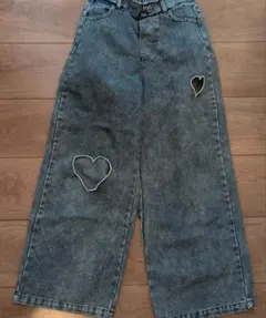 ライトブルーデニムパンツ 140