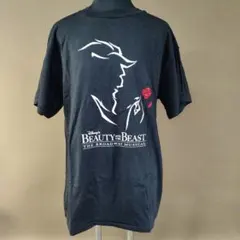 【タグ付き】90s Disney 美女と野獣 黒 Tシャツ