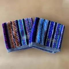 Missoni 多色 ストライプ タオルハンカチ 2枚セットのサムネイル