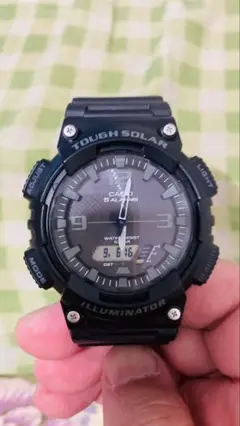 CASIO 腕時計カシオAQ-S810W-1A2JHメンズブラックタフソーラー