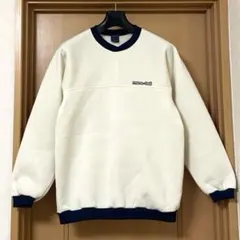 80s ビンテージ モンベル ポリエステル リンガー スウェット 裏ボアフリース