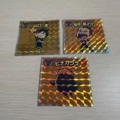 ハイキュー チョコウエハース シール 烏野 3枚セット シークレット有