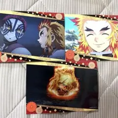 鬼滅の刃 カルパス 其ノ参 煉獄杏寿郎 猗窩座　BIGシール　3種類