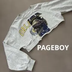 PAGEBOY グラフィック クロップド スウェットのサムネイル