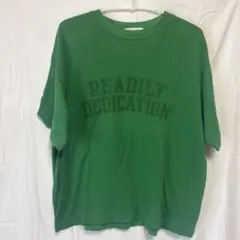 chocol raffine robe・オーバーサイズ・グリーンTシャツ・Fのサムネイル